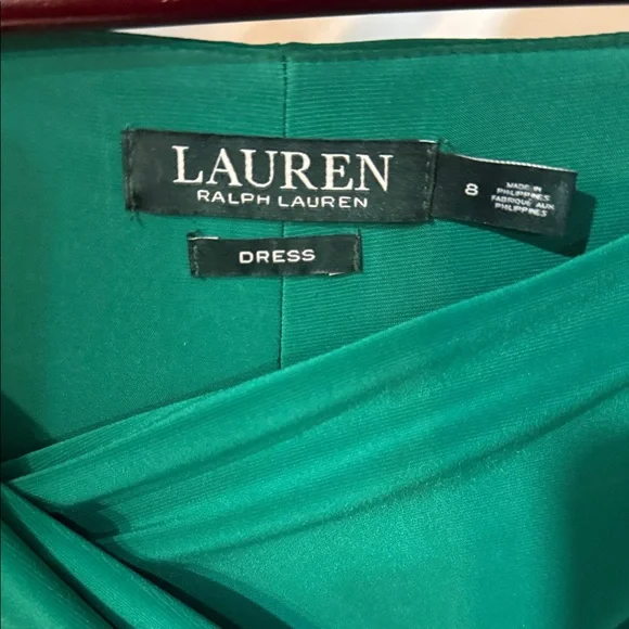 Ralph Lauren Emerald Long Sleeve Dress - Picture 3 of 5